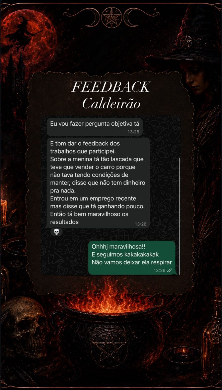 Depoimento Cliente Quimbanda 2